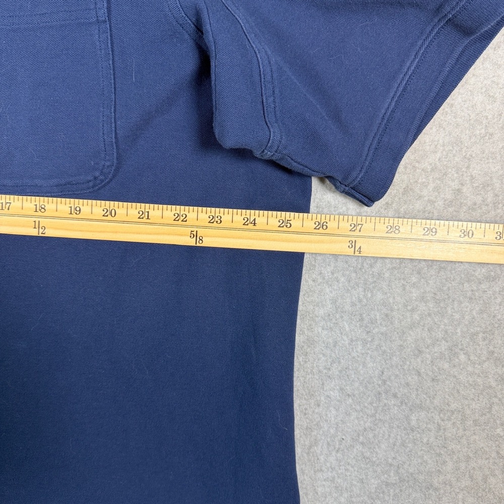 Duluth Trading Co Polo Shirt Mens XL Tall Navy Blue Relaxed Fit Short Sleeve - Picture 11 of 13